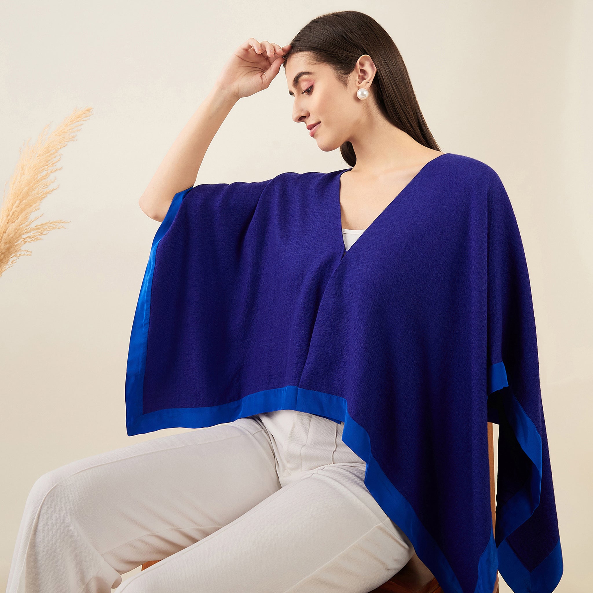 Short cashmere outlet poncho