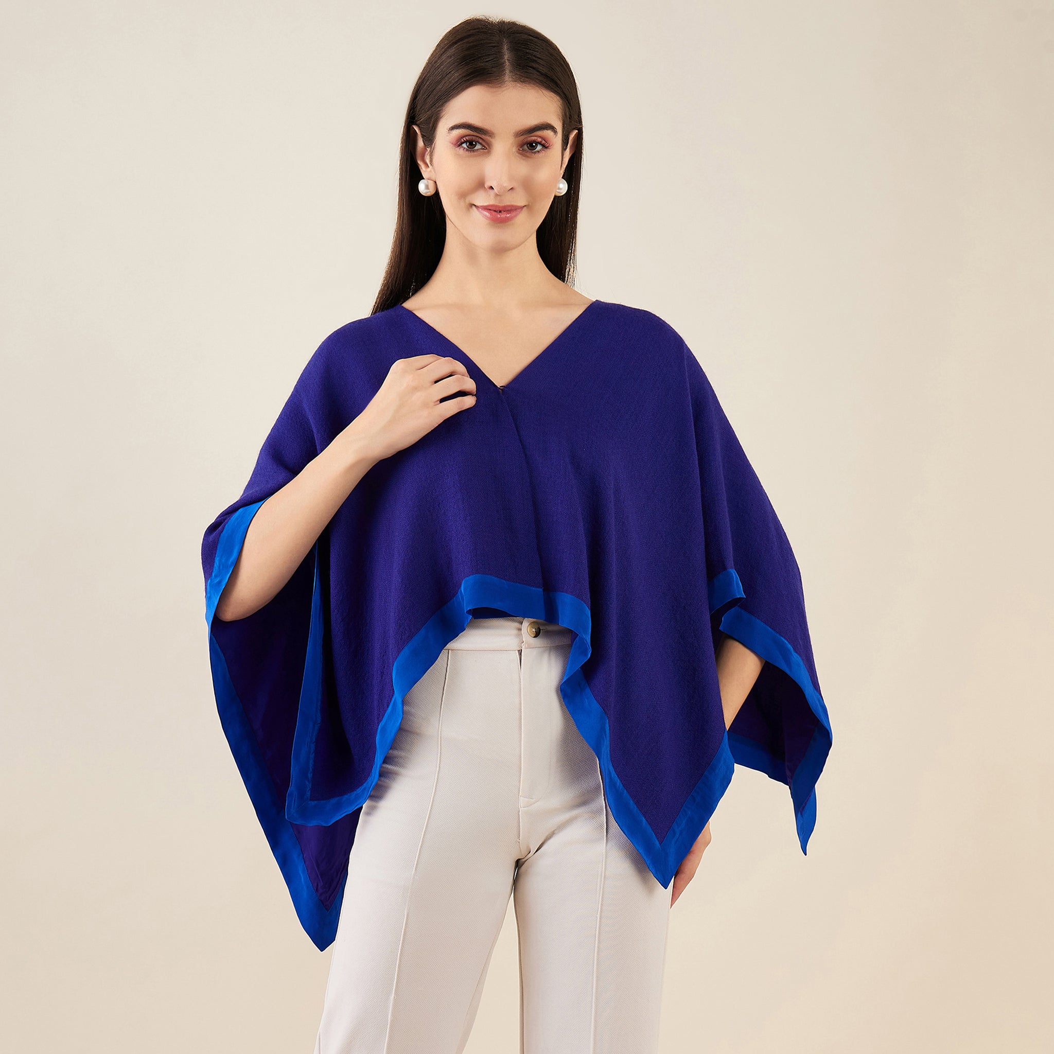 Short cashmere outlet poncho