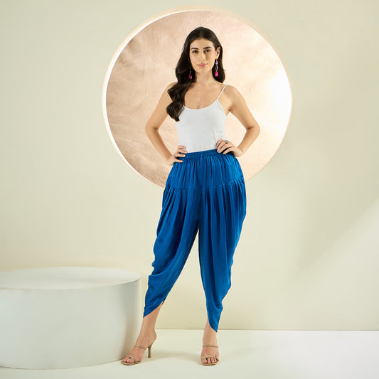 Navy Blue Dhoti Pants