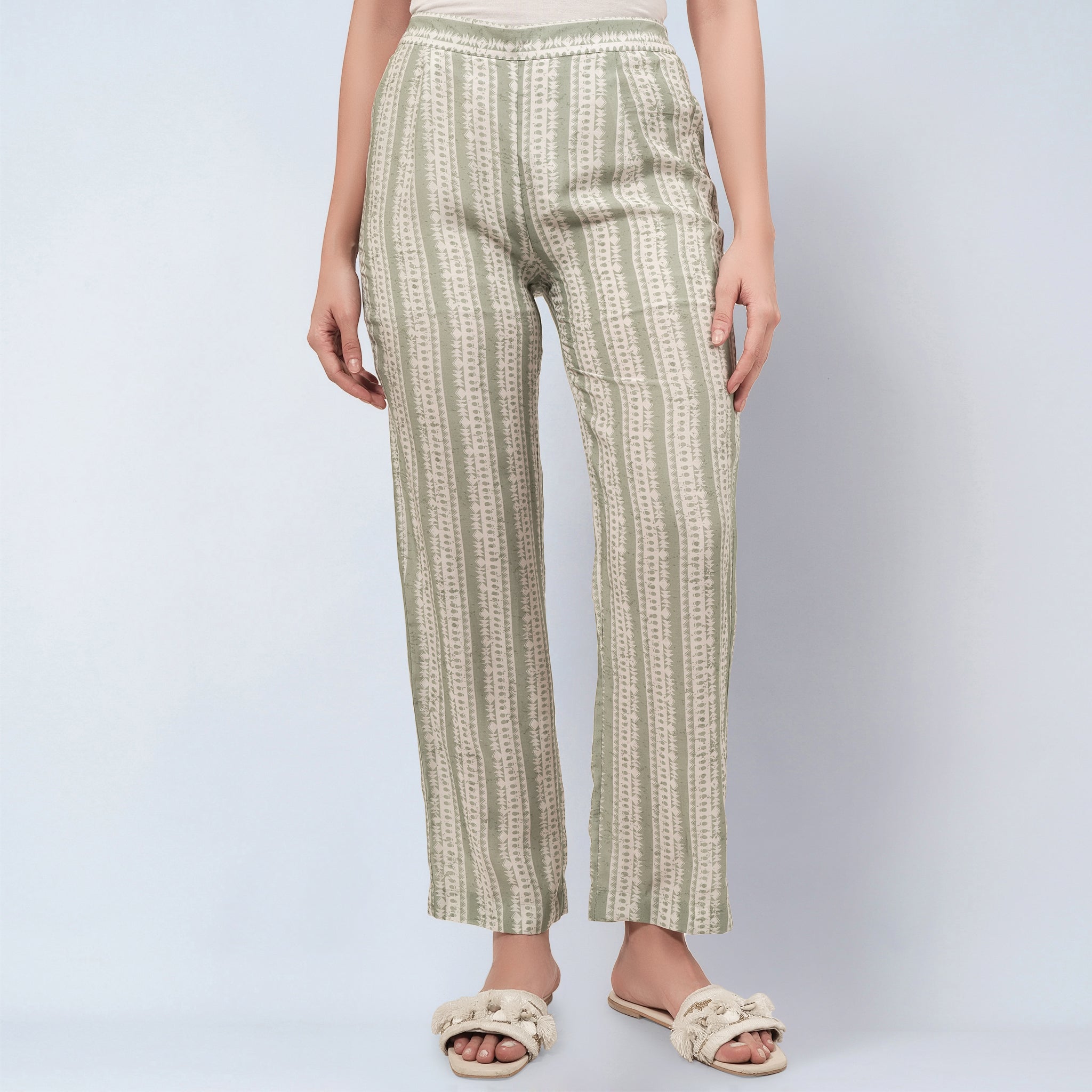 Buy RARE Womens 2 Pocket Stripe Pants | Shoppers Stop