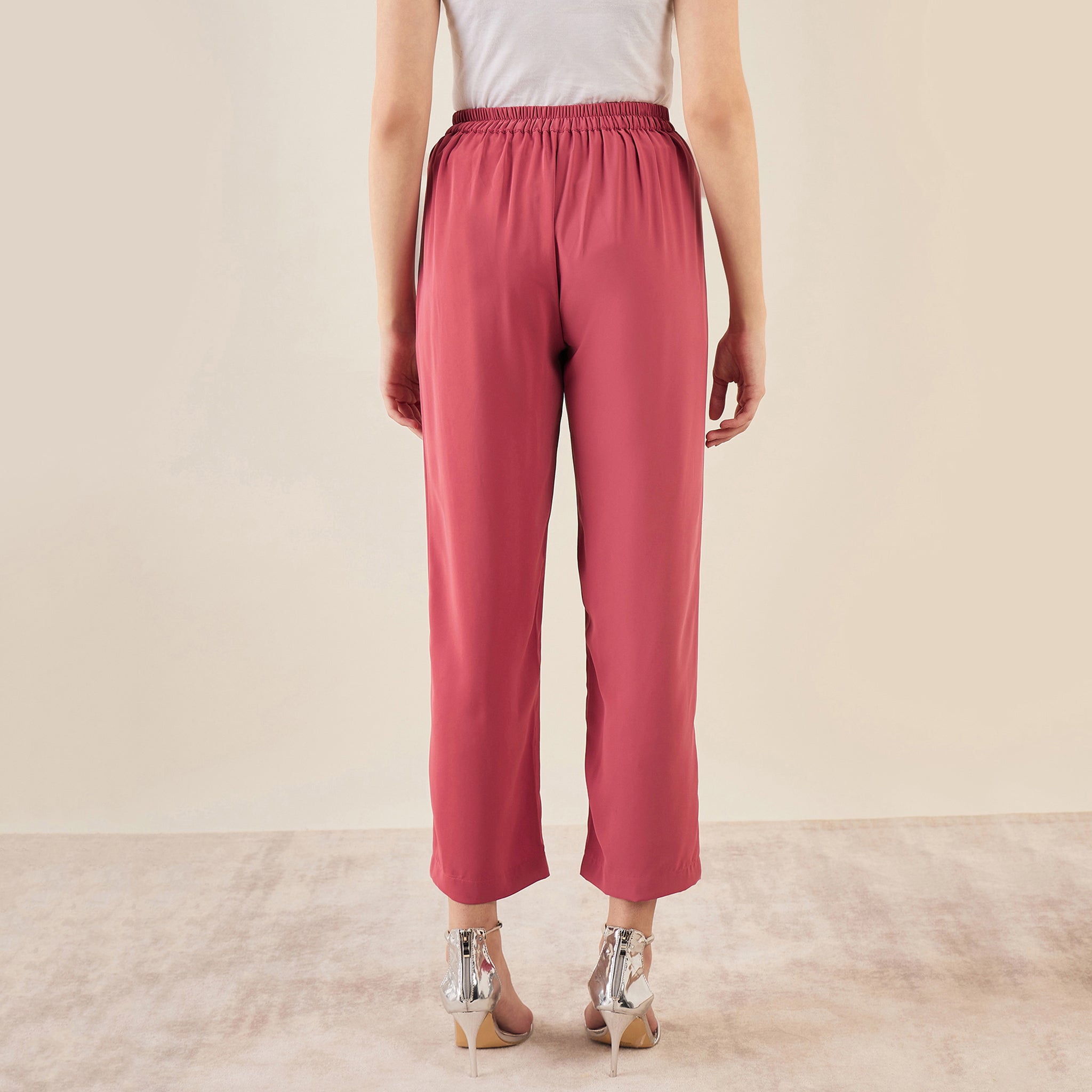 Buy Orange Trousers & Pants for Women by Jaipur Kurti Online | Ajio.com
