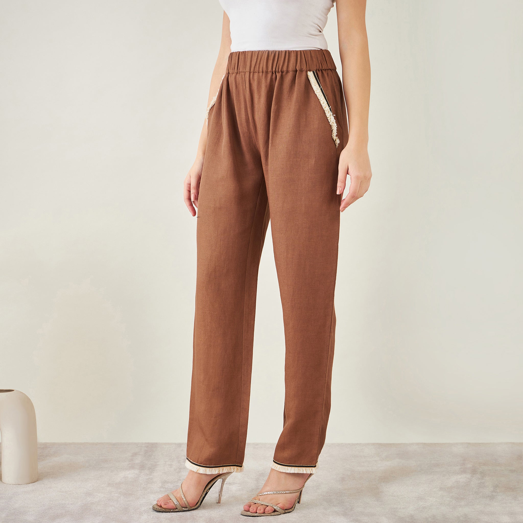 SLIM LINEN TROUSER – Lama Retail