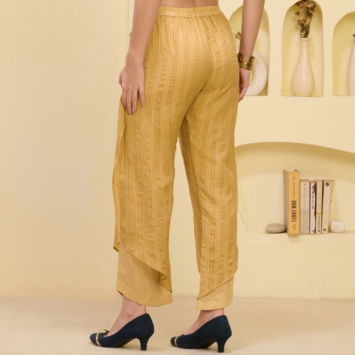 Golden Layered Trouser