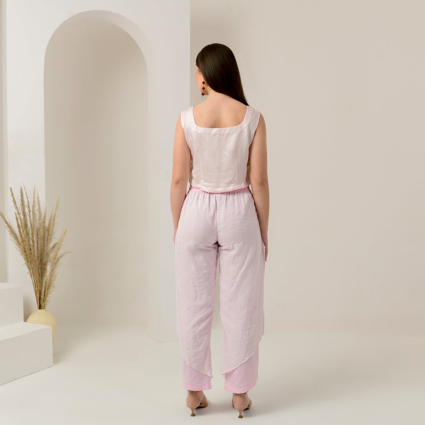 Pink Layered Trouser