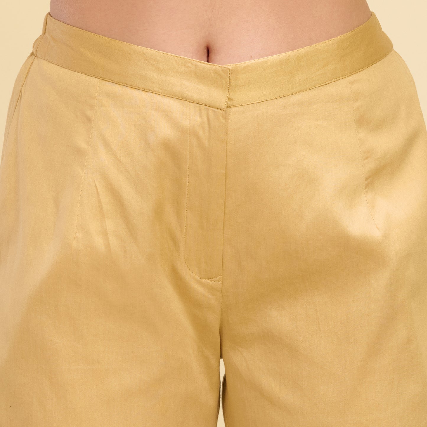 Golden Straight Trouser