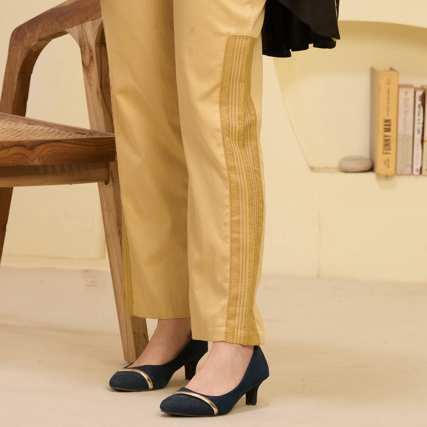 Golden Straight Trouser