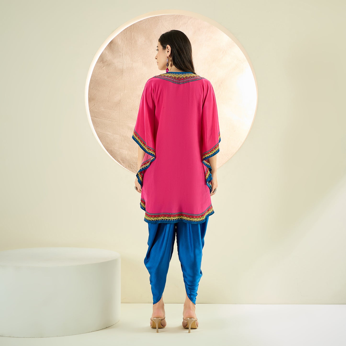 Raspberry Pink Embellished Tunic