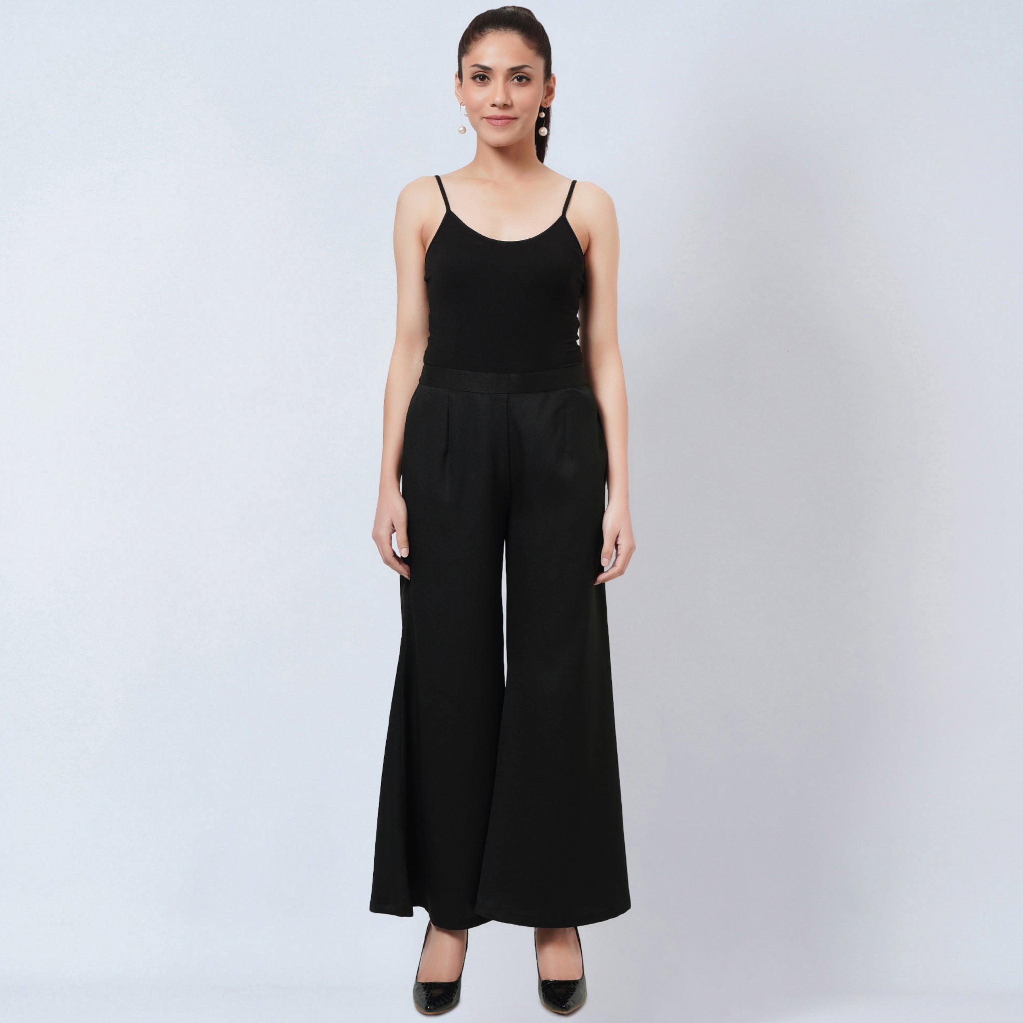 Black Bell Bottom Pants – First Resort by Ramola Bachchan