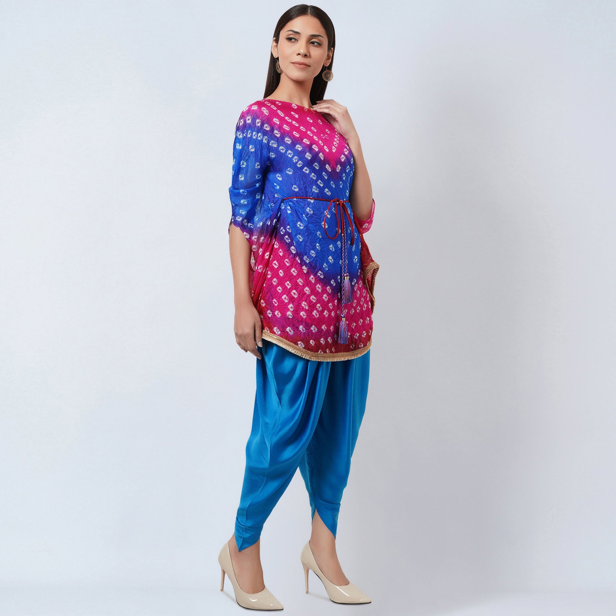 Buy Magenta Pyjamas & Churidars for Girls by Baani Creations Online |  Ajio.com